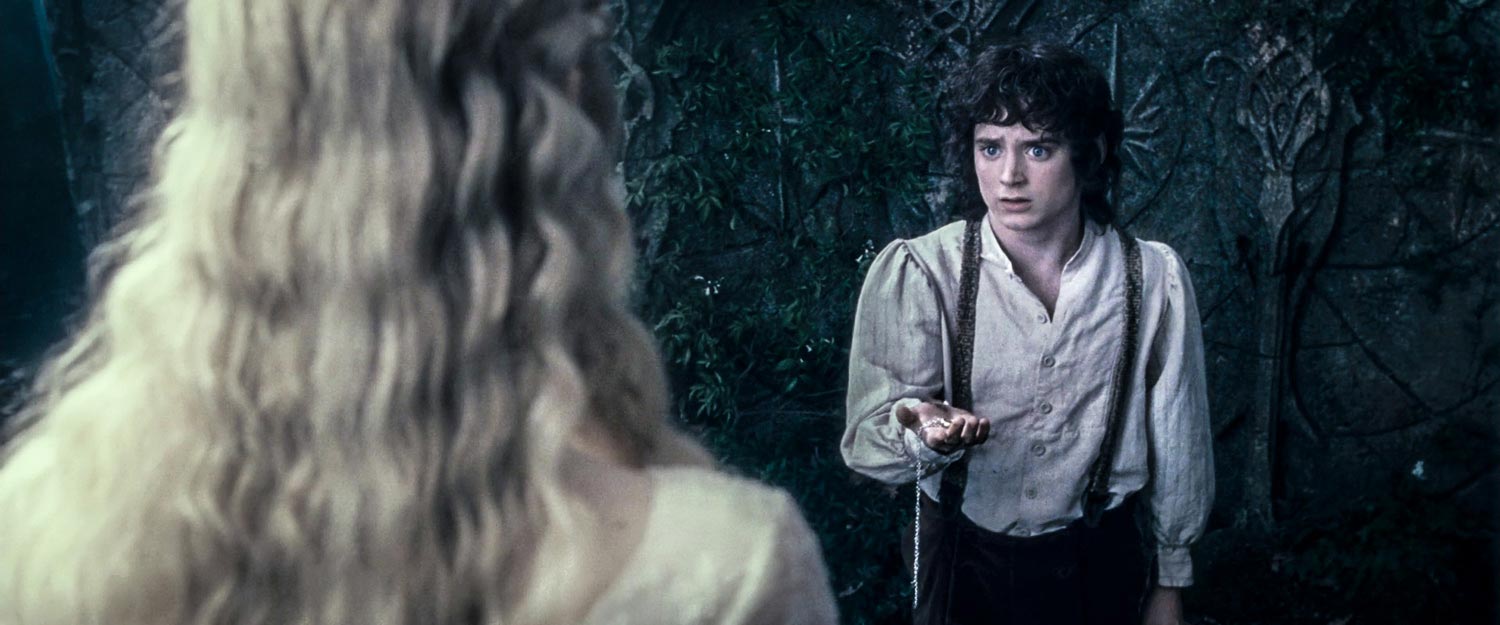 Frodo yüzüğü Galadriel Hanım'a vermeyi teklif ederken